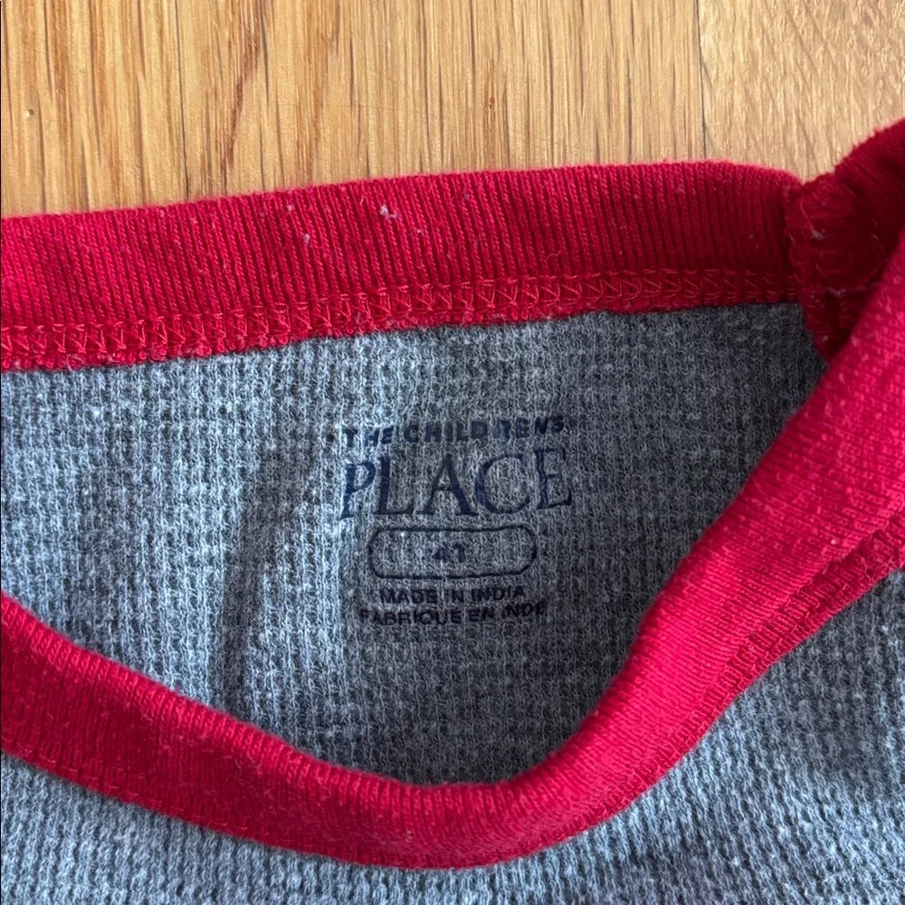 4T The Children’s Place Waffle Knit Baseball Tee Long Sleeve Top